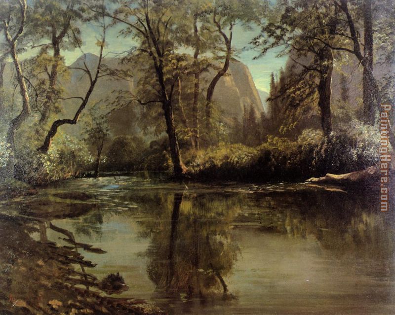 Yosemite Valley, California painting - Albert Bierstadt Yosemite Valley, California art painting